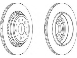 FERODO DDF1551 stabdžių diskas 
 Stabdžių sistema -> Diskinis stabdys -> Stabdžių diskas
86249240, 8624926, 86249260, 86249265