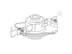 TOPRAN 107 003 montavimas, neautomatinė transmisija 
 Transmisija -> Neautomatinė pavarų dėžė -> Ašies montavimas
6N0 199 555C, 6N0 199 555H, 6N0 199 555C