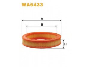 WIX FILTERS WA6433 oro filtras 
 Techninės priežiūros dalys -> Techninės priežiūros intervalai
134, IIM134, 1476787, 1506212, 156212