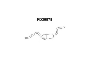 VENEPORTE FD30878 galinis duslintuvas 
 Išmetimo sistema -> Duslintuvas
1508622, 1653034, 1653036, 5022836
