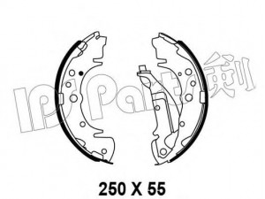 IPS Parts IBL-4K01 stabdžių trinkelė 
 Stabdžių sistema -> Būgninis stabdys -> Stabdžių įdėklas/ trinkelė
0K56A-26-38Z, 0K56A-26-38ZA