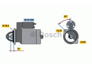 BOSCH 0 986 015 050 starteris 
 Elektros įranga -> Starterio sistema -> Starteris
12 41 1 308 543, 12 41 1 312 104