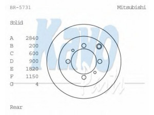 KAVO PARTS BR-5731 stabdžių diskas 
 Dviratė transporto priemonės -> Stabdžių sistema -> Stabdžių diskai / priedai
MB857915