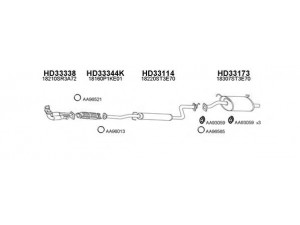 VENEPORTE 330026 išmetimo sistema 
 Išmetimo sistema -> Išmetimo sistema, visa