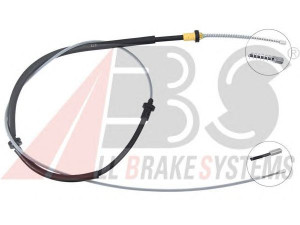 A.B.S. K17587 trosas, stovėjimo stabdys 
 Stabdžių sistema -> Valdymo svirtys/trosai
364026255R, 4534200185