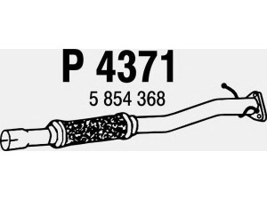 FENNO P4371 išleidimo kolektorius 
 Išmetimo sistema -> Išmetimo vamzdžiai
BM50194, 5854368