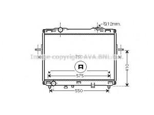 AVA QUALITY COOLING KA2126 radiatorius, variklio aušinimas 
 Aušinimo sistema -> Radiatorius/alyvos aušintuvas -> Radiatorius/dalys
253103E500, 253113E500