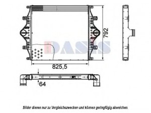AKS DASIS 277008N tarpinis suslėgto oro aušintuvas, kompresorius
1798691