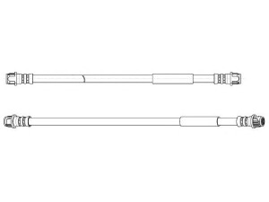 KAWE 512808 stabdžių žarnelė 
 Stabdžių sistema -> Stabdžių žarnelės
4806H6, 1401070480, 4806H6