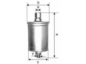 UNIFLUX FILTERS XB93 kuro filtras 
 Filtrai -> Kuro filtras
931.110.149.00