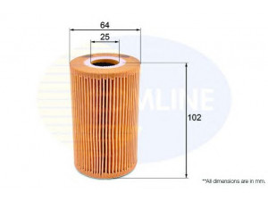 COMLINE EOF097 alyvos filtras 
 Techninės priežiūros dalys -> Techninės priežiūros intervalai
11 42 1 432 097, 11 42 1 716 121