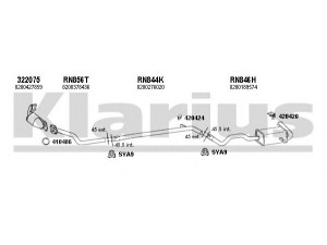 KLARIUS 720901U išmetimo sistema 
 Išmetimo sistema -> Išmetimo sistema, visa