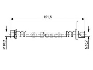BOSCH 1 987 481 738 stabdžių žarnelė 
 Stabdžių sistema -> Stabdžių žarnelės
90947 W2014