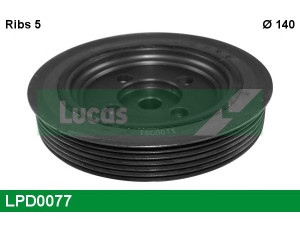 LUCAS ENGINE DRIVE LPD0077 skriemulys, alkūninis velenas 
 Diržinė pavara -> Dirželio skriemulys
1100051, FDC9A2A, XS4Q6B319