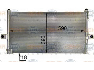 HELLA 8FC 351 302-721 kondensatorius, oro kondicionierius 
 Oro kondicionavimas -> Kondensatorius
97606-47000
