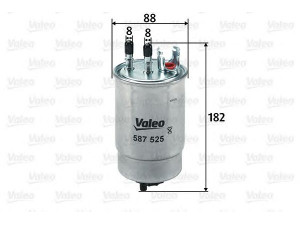 VALEO 587525 kuro filtras 
 Techninės priežiūros dalys -> Papildomas remontas
46531688, 46737091, 46786875, 71736117