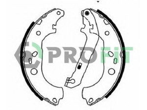PROFIT 5001-0687 stabdžių trinkelių komplektas 
 Techninės priežiūros dalys -> Papildomas remontas
1347420