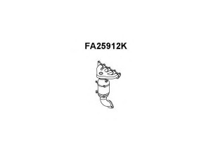 VENEPORTE FA25912K kolektoriaus katalizatorius
51812347, 51840367