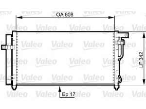 VALEO 814350 kondensatorius, oro kondicionierius 
 Oro kondicionavimas -> Kondensatorius
97606-1E000, 976061E000