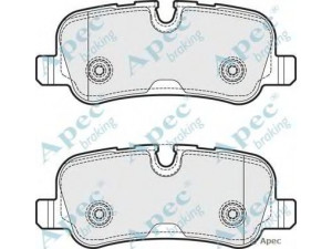 APEC braking PAD1733 stabdžių trinkelių rinkinys, diskinis stabdys 
 Techninės priežiūros dalys -> Papildomas remontas
LR015519