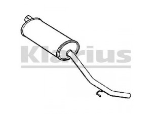 KLARIUS 230326 galinis duslintuvas 
 Išmetimo sistema -> Duslintuvas
7700623471