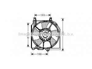 AVA QUALITY COOLING DN7521 ventiliatorius, radiatoriaus 
 Aušinimo sistema -> Oro aušinimas
2148285Y10, 9212051C28, 921205B400