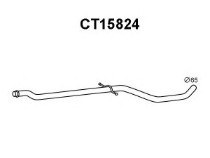 VENEPORTE CT15824 išleidimo kolektorius 
 Išmetimo sistema -> Išmetimo vamzdžiai
1717KL