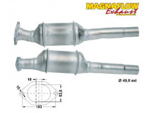 MAGNAFLOW 81862D katalizatoriaus keitiklis 
 Išmetimo sistema -> Katalizatoriaus keitiklis
46519726, 7751669