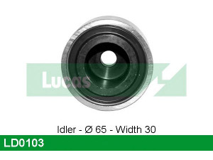 LUCAS ENGINE DRIVE LD0103 įtempiklio skriemulys, paskirstymo diržas
