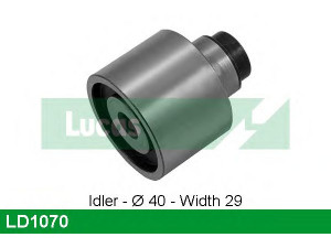 LUCAS ENGINE DRIVE LD1070 kreipiantysis skriemulys, paskirstymo diržas
03L109244G, 03L109244H