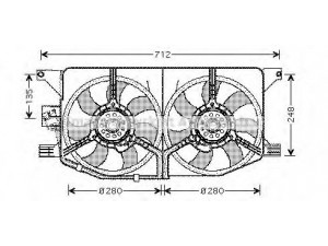 AVA QUALITY COOLING MS7510 ventiliatorius, radiatoriaus 
 Aušinimo sistema -> Oro aušinimas
1635000155