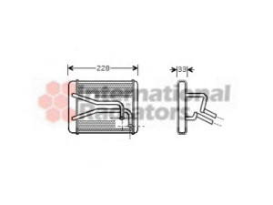 VAN WEZEL 83006048 šilumokaitis, salono šildymas 
 Šildymas / vėdinimas -> Šilumokaitis
0K2C061A10, 0K2CE-61-A10, 0K2CE61A10