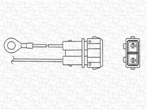 MAGNETI MARELLI 460001822010 lambda jutiklis 
 Variklis -> Variklio elektra
030906265E, MD 149 888, MD149888
