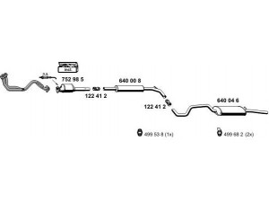 ERNST 060017 išmetimo sistema 
 Išmetimo sistema -> Išmetimo sistema, visa