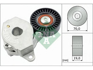 INA 534 0545 10 įtempiklio svirtis, V formos rumbuotas diržas 
 Diržinė pavara -> V formos rumbuotas diržas/komplektas -> Įtempiklis
16620-47030