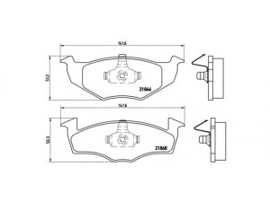 BREMBO P 85 025 stabdžių trinkelių rinkinys, diskinis stabdys 
 Techninės priežiūros dalys -> Papildomas remontas
6N0698151, 6N0698151C, 6NO698151