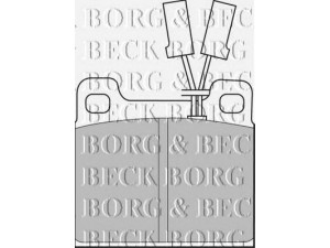 BORG & BECK BBP1025 stabdžių trinkelių rinkinys, diskinis stabdys 
 Techninės priežiūros dalys -> Papildomas remontas
0000060730514, 0060720645, 0060740842