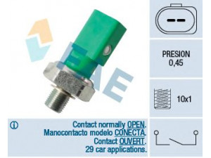 FAE 12832 alyvos slėgio jungiklis 
 Variklis -> Variklio elektra
04L919081, 04L919081