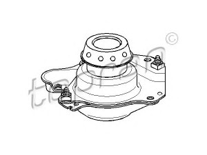 TOPRAN 103 991 montavimas, neautomatinė transmisija 
 Transmisija -> Neautomatinė pavarų dėžė -> Ašies montavimas
6N0 199 555E, 6N0 199 555G, 6N0 199 555E