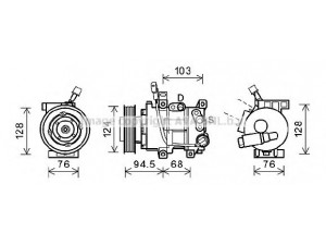 AVA QUALITY COOLING HYK295 kompresorius, oro kondicionierius 
 Oro kondicionavimas -> Kompresorius/dalys
977013Z100