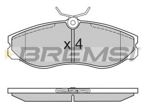 BREMSI BP2624 stabdžių trinkelių rinkinys, diskinis stabdys 
 Techninės priežiūros dalys -> Papildomas remontas
1203933, 1495951, 1954460, 1956421