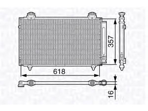 MAGNETI MARELLI 350203675000 kondensatorius, oro kondicionierius 
 Oro kondicionavimas -> Kondensatorius