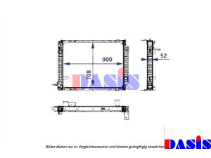 AKS DASIS 550004N radiatorius, variklio aušinimas
5006009384