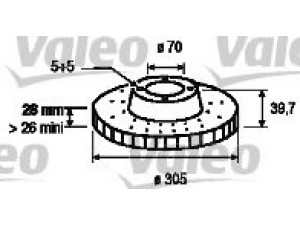 VALEO 197247 stabdžių diskas 
 Dviratė transporto priemonės -> Stabdžių sistema -> Stabdžių diskai / priedai
51760621, 51767382