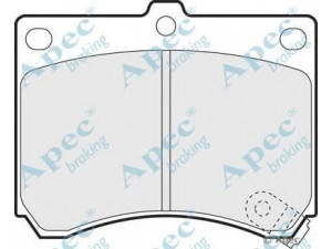 APEC braking PAD687 stabdžių trinkelių rinkinys, diskinis stabdys 
 Techninės priežiūros dalys -> Papildomas remontas
B0YW3323Z, B0YW3323ZA, B0YW3323ZC