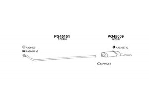 VENEPORTE 450101 išmetimo sistema 
 Išmetimo sistema -> Išmetimo sistema, visa