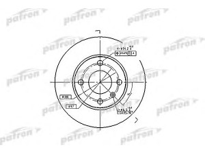 PATRON PBD4050 stabdžių diskas 
 Dviratė transporto priemonės -> Stabdžių sistema -> Stabdžių diskai / priedai
569108, 569111, 90498304, 9117771