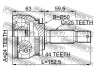 FEBEST 2210-CER20A44 jungtis, kardaninis velenas
49500-2F310, 49591-2F310