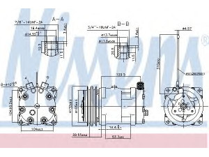 NISSENS 89461 kompresorius, oro kondicionierius 
 Oro kondicionavimas -> Kompresorius/dalys
11007314-5, 11058974, 8113626, 8113627