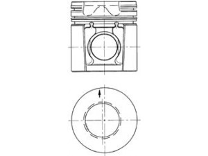 KOLBENSCHMIDT 40234610 stūmoklis 
 Variklis -> Cilindrai/stūmokliai
4115P016, 4115P516